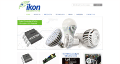 Desktop Screenshot of ikonsemi.com